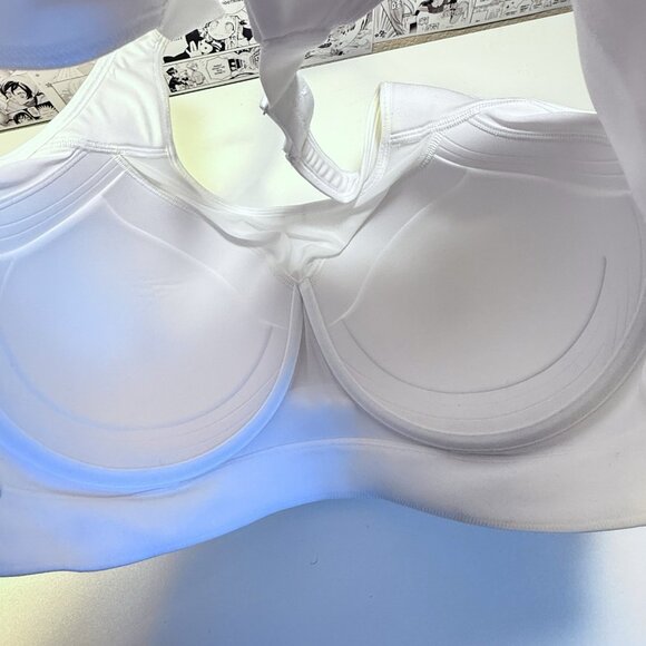 Champion Womens Motion Control Script Logo Underwire Sports Bra White 44DDD NWT - Picture 4 of 11